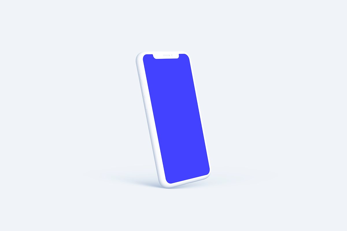 苹果iPhone 11 Pro陶瓷智能手机UI设计屏幕预览样机 Phone 11 Pro – 20 Clay Mockups插图27