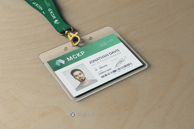 横版式挂绳工牌工作证样机PSD模板 Lanyard / Name Tag Badge MockUp插图12 横版式挂绳工牌工作证样机PSD模板 Lanyard / Name Tag Badge MockUp插图12