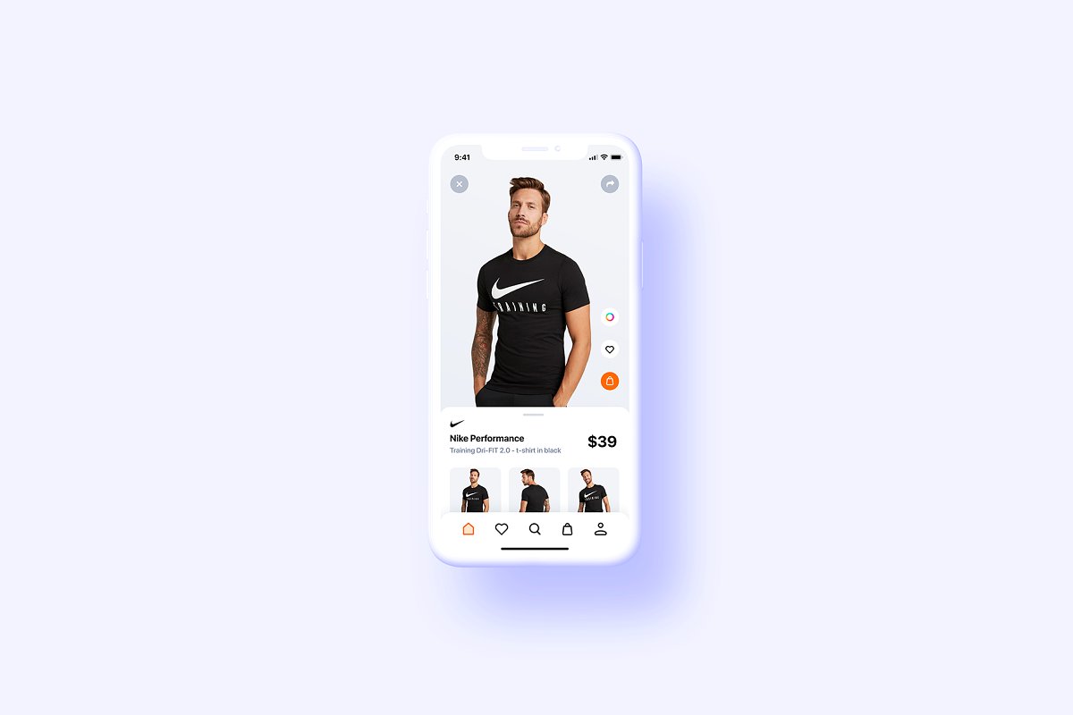苹果iPhone 11 Pro陶瓷智能手机UI设计屏幕预览样机 Phone 11 Pro – 20 Clay Mockups插图7