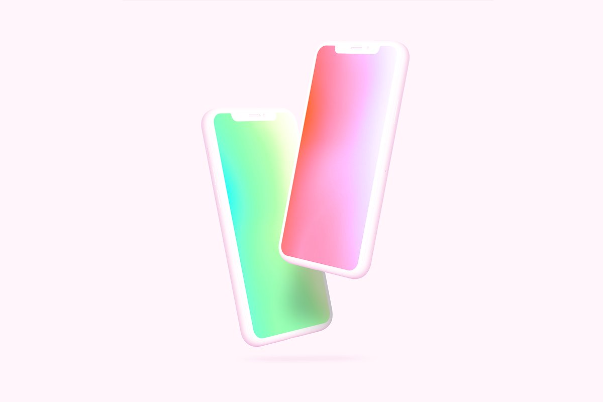 苹果iPhone 11 Pro陶瓷智能手机UI设计屏幕预览样机 Phone 11 Pro – 20 Clay Mockups插图13