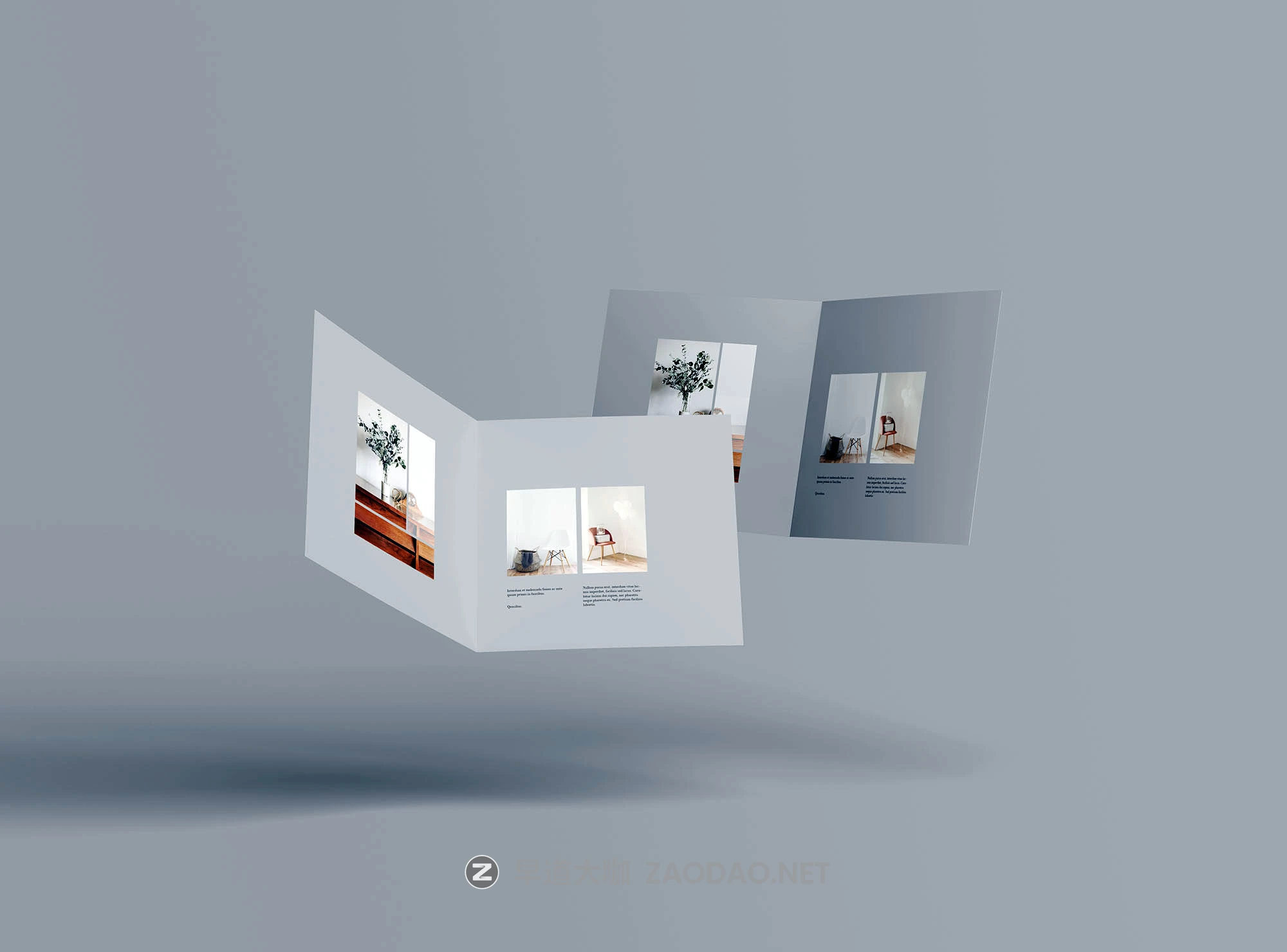高级方形双折小册子样机PSD模板 Square Bifold Brochure Mockup插图7 高级方形双折小册子样机PSD模板 Square Bifold Brochure Mockup插图7