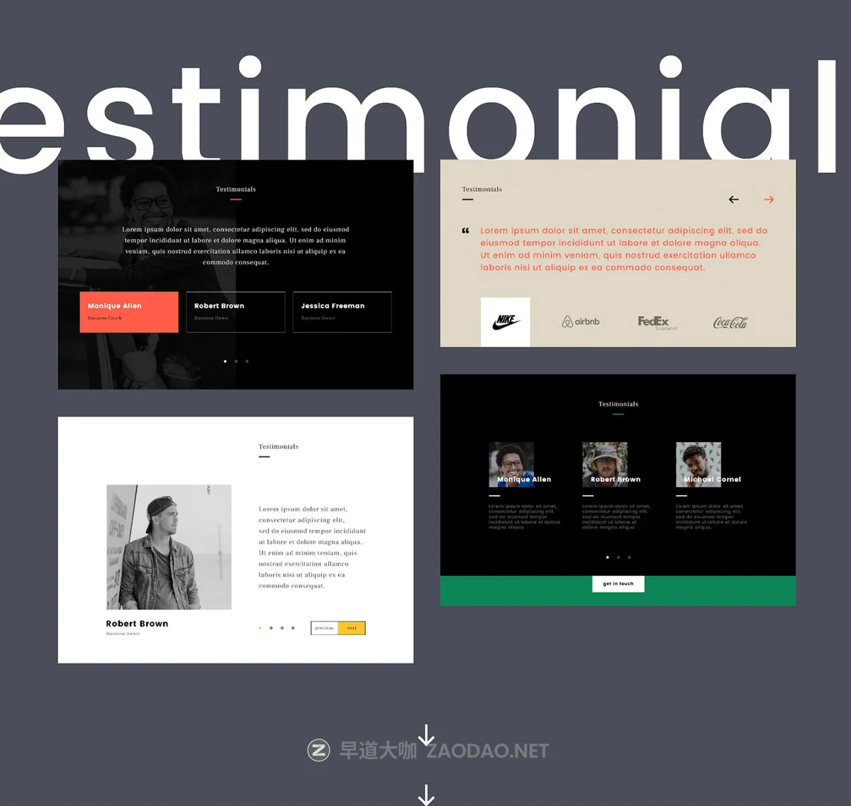 设计创意工作室网站设计UI模板素材包 Intro Ui Kit Template插图5 设计创意工作室网站设计UI模板素材包 Intro Ui Kit Template插图5