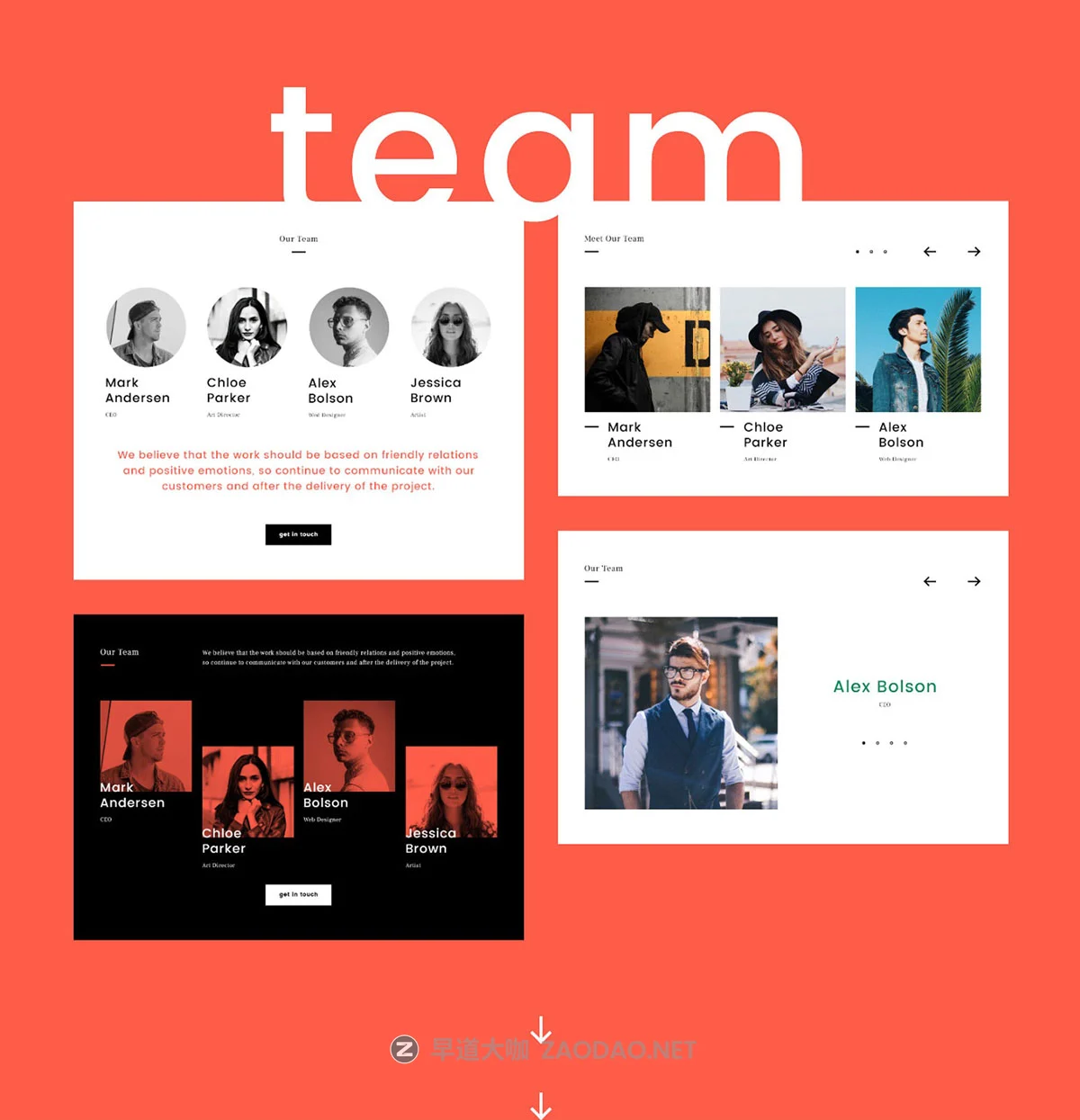 设计创意工作室网站设计UI模板素材包 Intro Ui Kit Template插图6 设计创意工作室网站设计UI模板素材包 Intro Ui Kit Template插图6