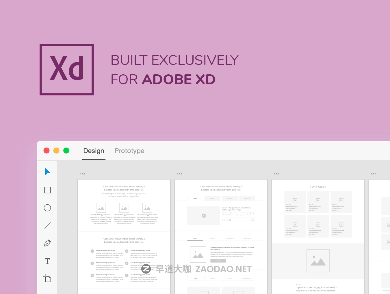 超强大多功能的WEB线框套件 Optimum Wireframe kit插图5 超强大多功能的WEB线框套件 Optimum Wireframe kit插图5