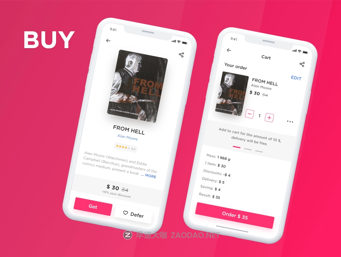 现代书籍在线阅读软件iOS商城应用程序UI设计套件 Bookstore UI Kit插图1 现代书籍在线阅读软件iOS商城应用程序UI设计套件 Bookstore UI Kit插图1