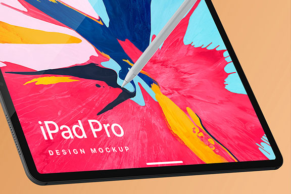 应用程序设计提案高分辨率iPad Pro展示样机02 iPad Pro Design Mockup 02