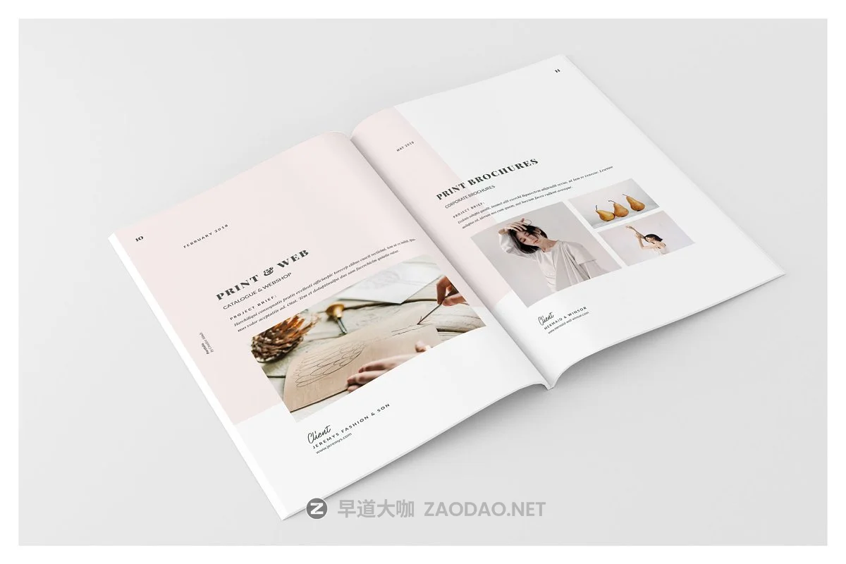 摄影师&设计师作品集画册设计模板 CM – Design Portfolio插图5 摄影师&设计师作品集画册设计模板 CM – Design Portfolio插图5