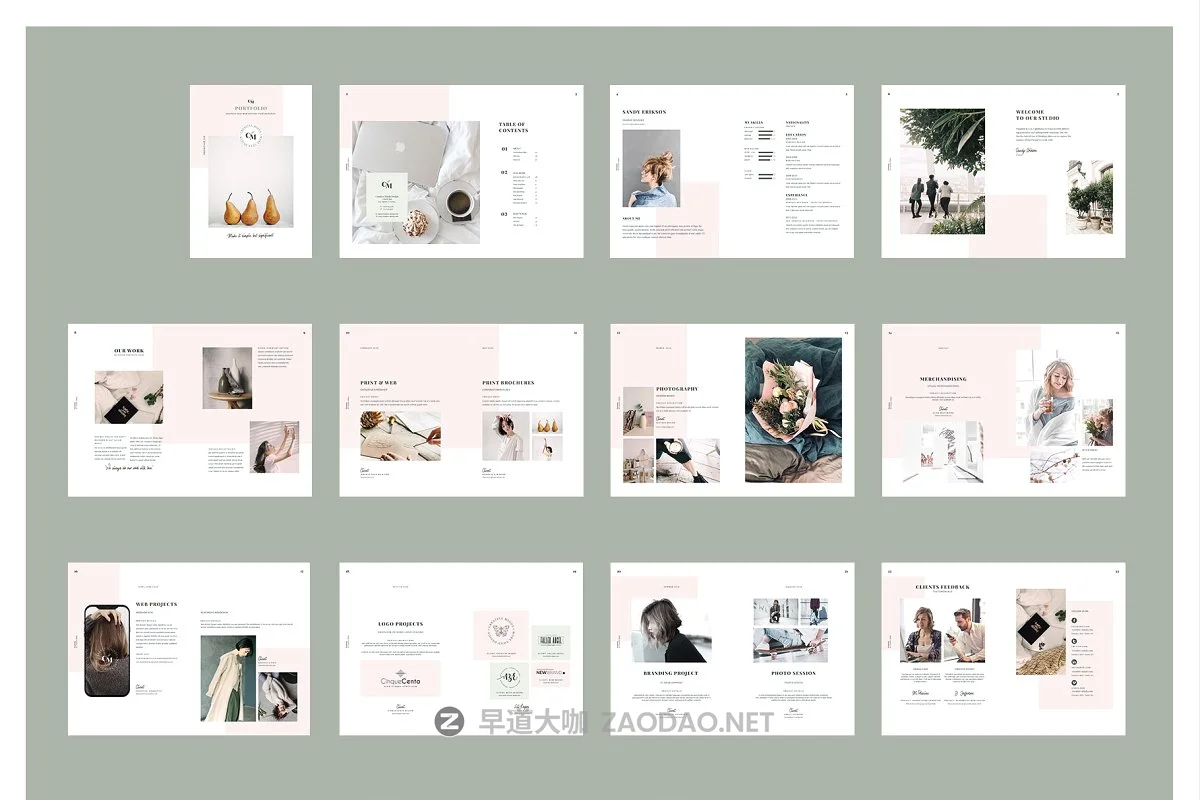 摄影师&设计师作品集画册设计模板 CM – Design Portfolio插图1 摄影师&设计师作品集画册设计模板 CM – Design Portfolio插图1