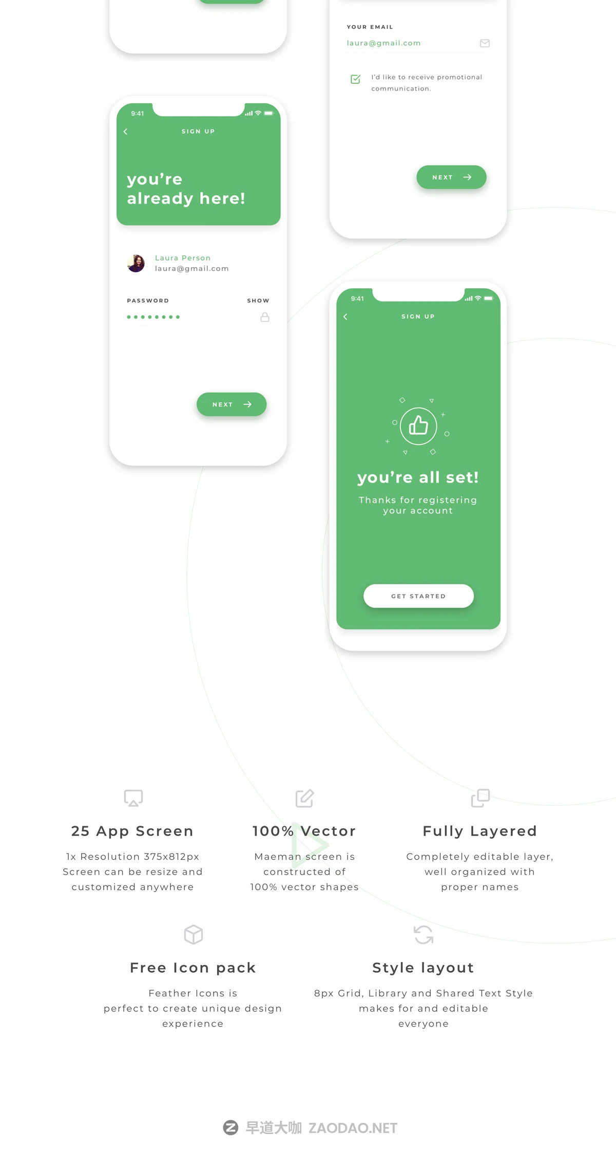 食品蔬菜水果在线购物商城iOS APP UI套件 Salado UI Kit插图1 食品蔬菜水果在线购物商城iOS APP UI套件 Salado UI Kit插图1