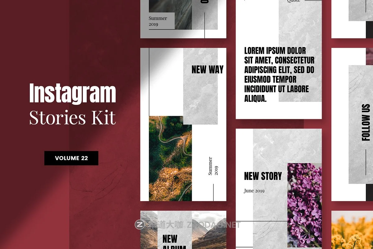 极简主义时尚博主摄影推广Instagram故事工具包设计素材 Instagram Stories Kit (Vol.22)插图 极简主义时尚博主摄影推广Instagram故事工具包设计素材 Instagram Stories Kit (Vol.22)插图