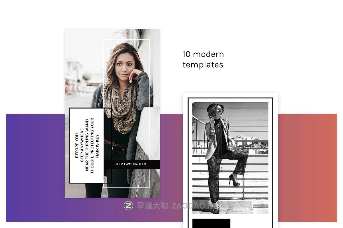 时尚女性博主服装穿搭推广Instagram故事工具包设计模板 Instagram Stories Kit (Vol.8)插图1 时尚女性博主服装穿搭推广Instagram故事工具包设计模板 Instagram Stories Kit (Vol.8)插图1