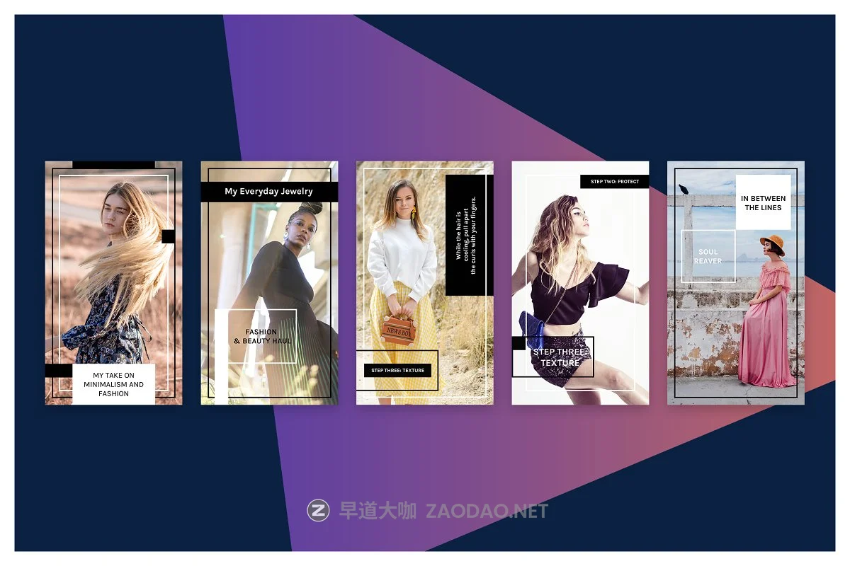 时尚女性博主服装穿搭推广Instagram故事工具包设计模板 Instagram Stories Kit (Vol.8)插图3 时尚女性博主服装穿搭推广Instagram故事工具包设计模板 Instagram Stories Kit (Vol.8)插图3