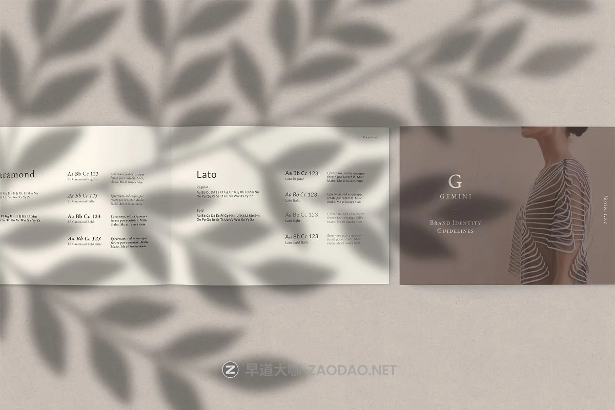 服装标识指南品牌VI手册设计模板 Gemini Brand Guidelines插图3 服装标识指南品牌VI手册设计模板 Gemini Brand Guidelines插图3