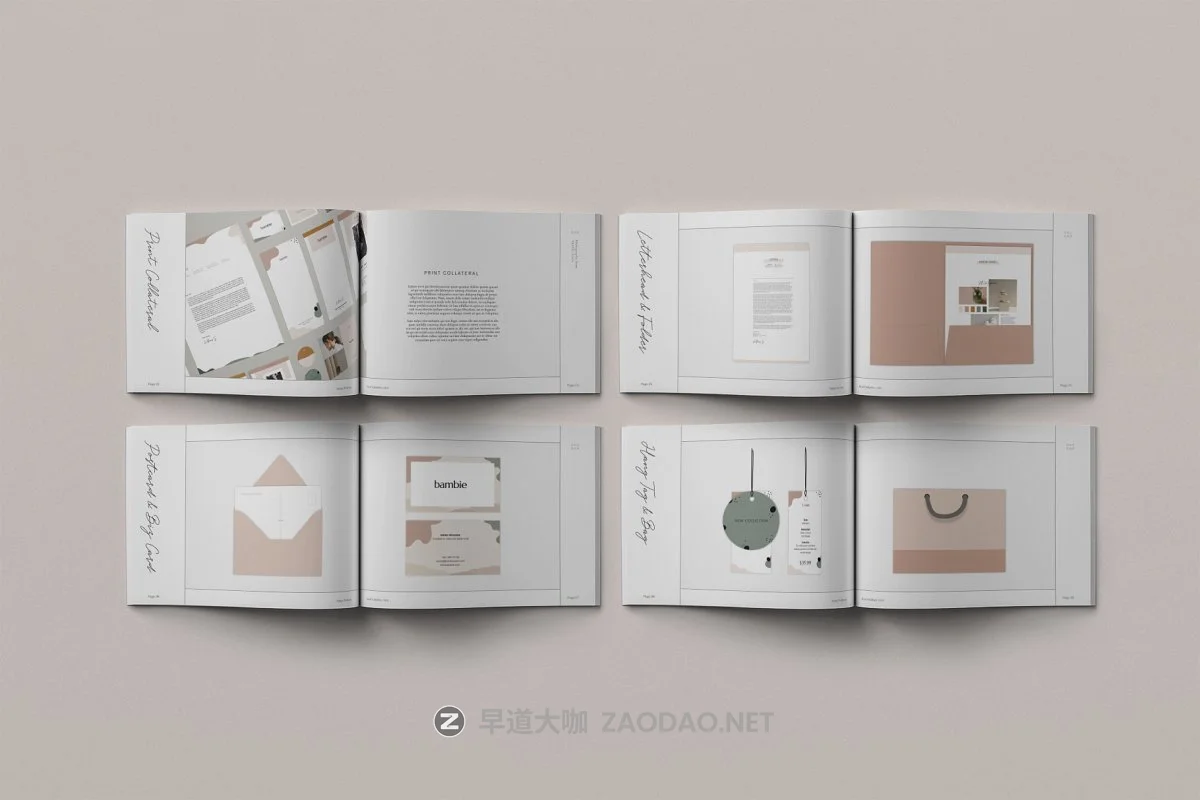 现代典雅横版女性服装品牌VI标识规范手册设计INDD模板 Inge Brand Guidelines插图2 现代典雅横版女性服装品牌VI标识规范手册设计INDD模板 Inge Brand Guidelines插图2