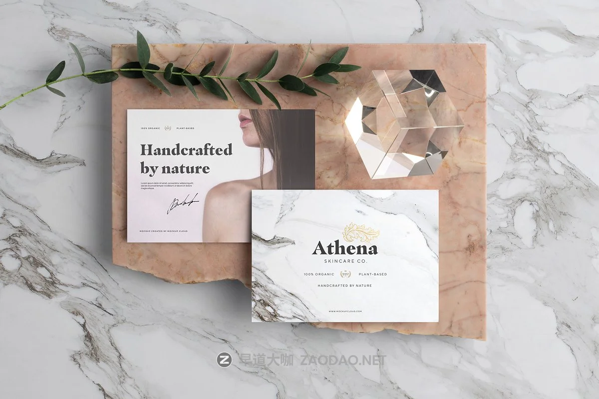 优雅的大理石装饰品牌VI设计展示图办公文具样机模板套件 Athena Branding Mockup插图5 优雅的大理石装饰品牌VI设计展示图办公文具样机模板套件 Athena Branding Mockup插图5