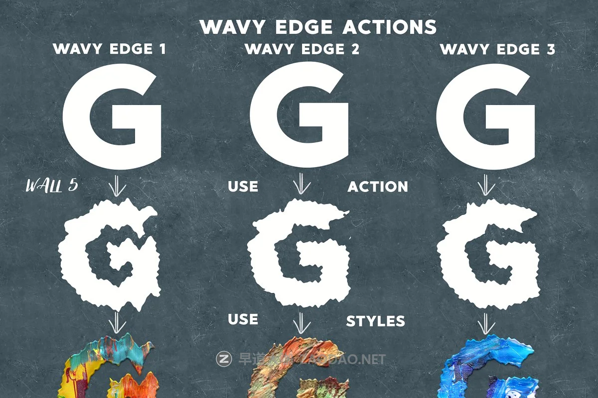 艺术家风格彩色绘画图案PS笔刷动作套件合集 Artist Styles Actions Brushes Set插图7 艺术家风格彩色绘画图案PS笔刷动作套件合集 Artist Styles Actions Brushes Set插图7