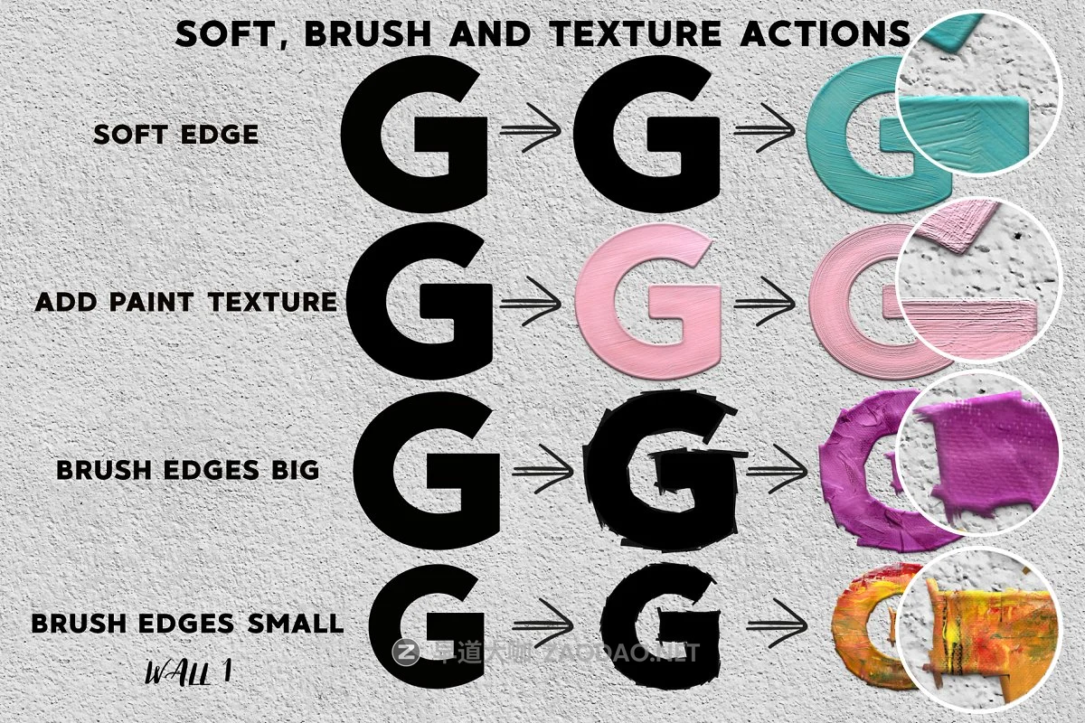 艺术家风格彩色绘画图案PS笔刷动作套件合集 Artist Styles Actions Brushes Set插图8 艺术家风格彩色绘画图案PS笔刷动作套件合集 Artist Styles Actions Brushes Set插图8