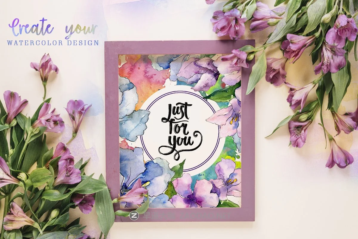 手绘紫罗兰色水彩剪贴画印刷品设计素材包 Alstroemeria Violet Watercolor png插图1 手绘紫罗兰色水彩剪贴画印刷品设计素材包 Alstroemeria Violet Watercolor png插图1
