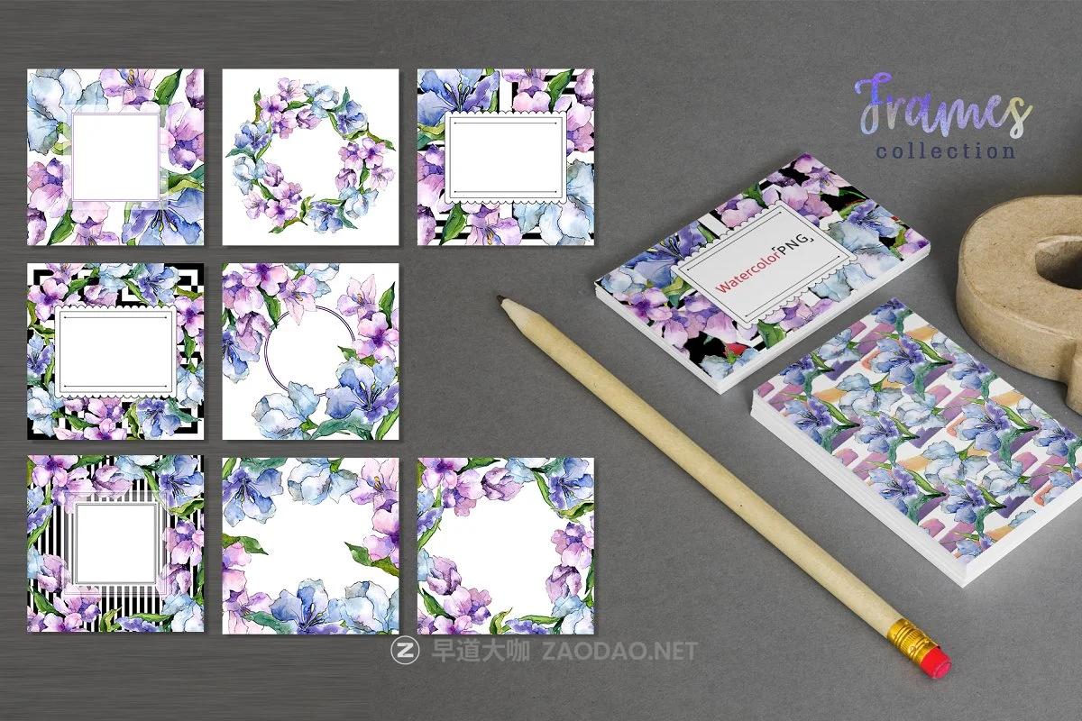 手绘紫罗兰色水彩剪贴画印刷品设计素材包 Alstroemeria Violet Watercolor png插图5 手绘紫罗兰色水彩剪贴画印刷品设计素材包 Alstroemeria Violet Watercolor png插图5