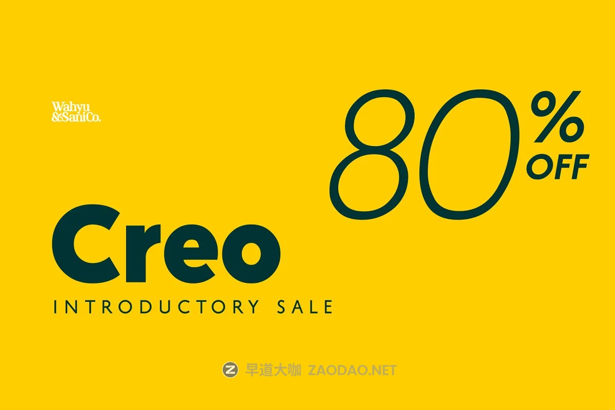 经典比例无衬线英文字体 Creo | Classic Proportioned Sans插图1 经典比例无衬线英文字体 Creo | Classic Proportioned Sans插图1