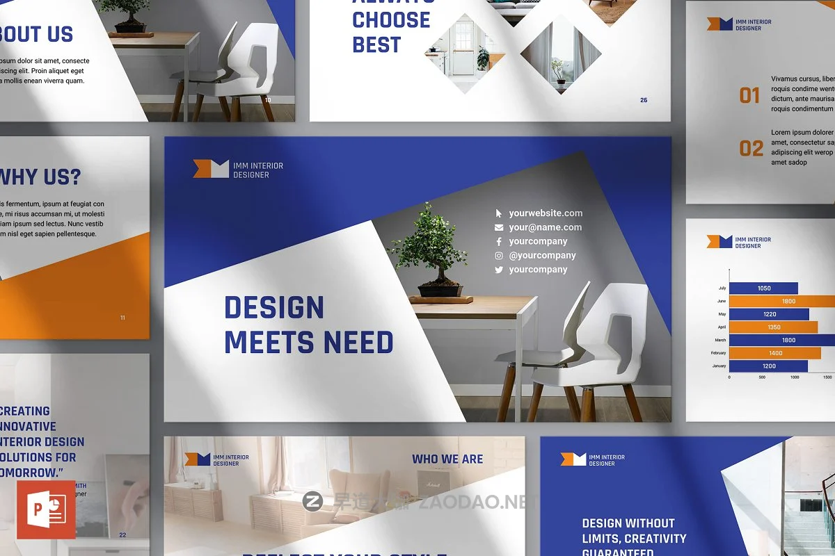 室内设计公司产品营销计划书PPT幻灯片模板 Interior Designer Firm Presentation插图 室内设计公司产品营销计划书PPT幻灯片模板 Interior Designer Firm Presentation插图