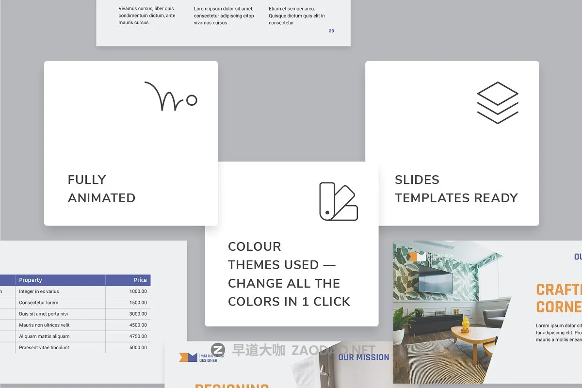 室内设计公司产品营销计划书PPT幻灯片模板 Interior Designer Firm Presentation插图2 室内设计公司产品营销计划书PPT幻灯片模板 Interior Designer Firm Presentation插图2