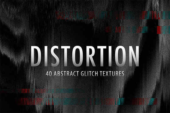 40款高清抽象扭曲背景纹理设计素材合集 40 Distorted Glitch Textures