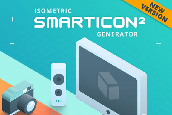 等距3D图标智能生成器PS插件SmartIcon Generator 2 For WIN/MAC汉化版