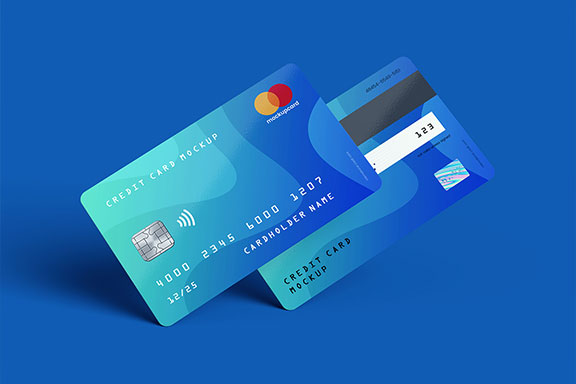 超逼真信用卡/会员卡设计展示效果图样机模板 Credit Card / Membership Card MockUp​​​​​​​​​​​​​​