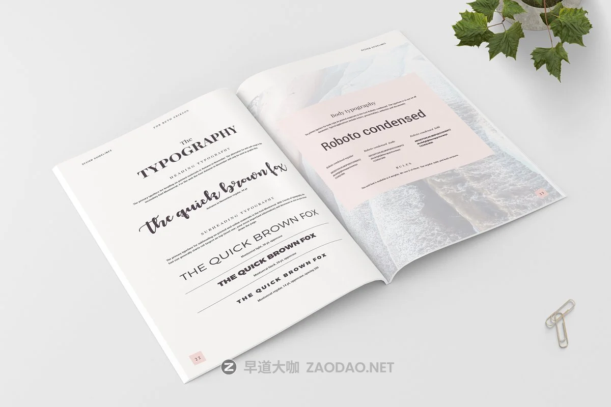 优雅服装品牌VI规范指南手册设计INDD模板 Design & Brand Guidelines插图10 优雅服装品牌VI规范指南手册设计INDD模板 Design & Brand Guidelines插图10