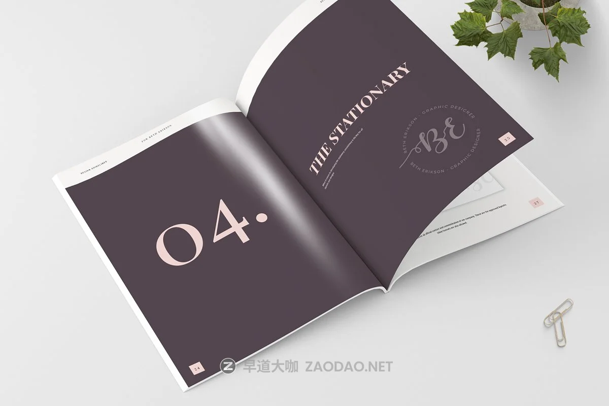 优雅服装品牌VI规范指南手册设计INDD模板 Design & Brand Guidelines插图11 优雅服装品牌VI规范指南手册设计INDD模板 Design & Brand Guidelines插图11