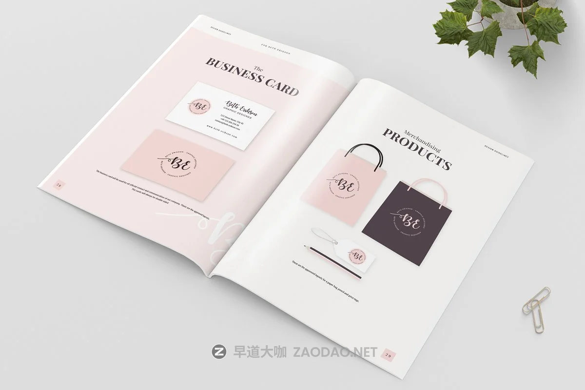 优雅服装品牌VI规范指南手册设计INDD模板 Design & Brand Guidelines插图13 优雅服装品牌VI规范指南手册设计INDD模板 Design & Brand Guidelines插图13