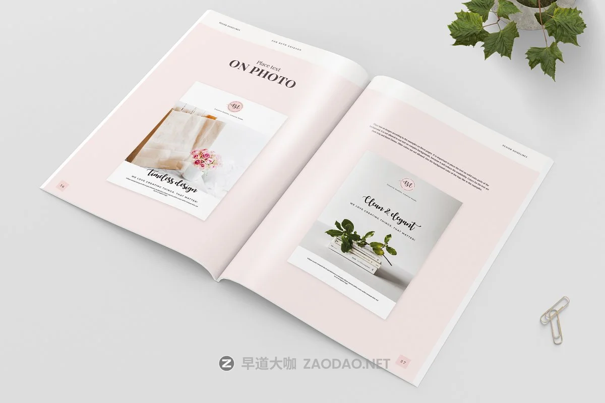 优雅服装品牌VI规范指南手册设计INDD模板 Design & Brand Guidelines插图16 优雅服装品牌VI规范指南手册设计INDD模板 Design & Brand Guidelines插图16