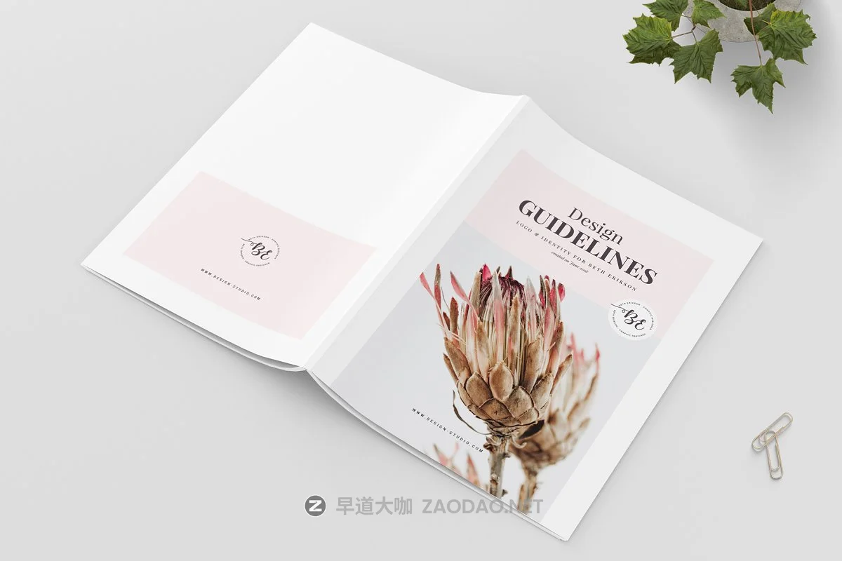 优雅服装品牌VI规范指南手册设计INDD模板 Design & Brand Guidelines插图1 优雅服装品牌VI规范指南手册设计INDD模板 Design & Brand Guidelines插图1