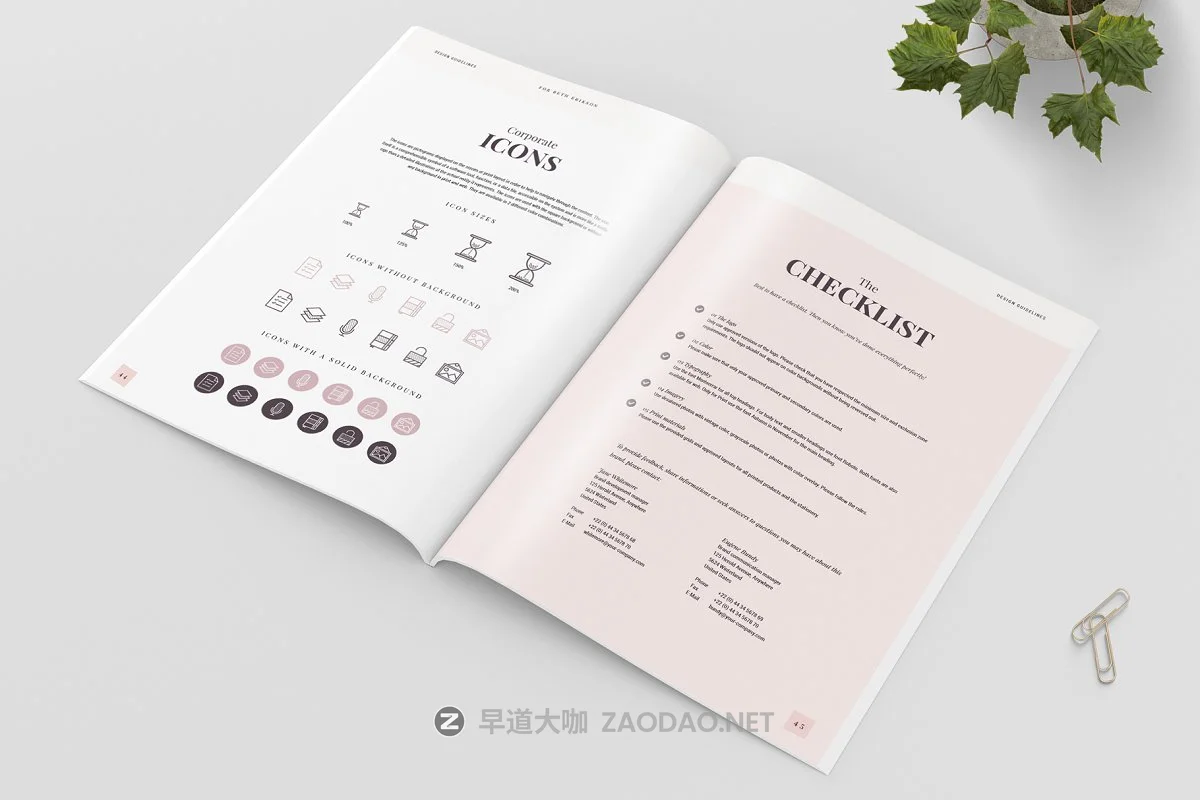 优雅服装品牌VI规范指南手册设计INDD模板 Design & Brand Guidelines插图19 优雅服装品牌VI规范指南手册设计INDD模板 Design & Brand Guidelines插图19