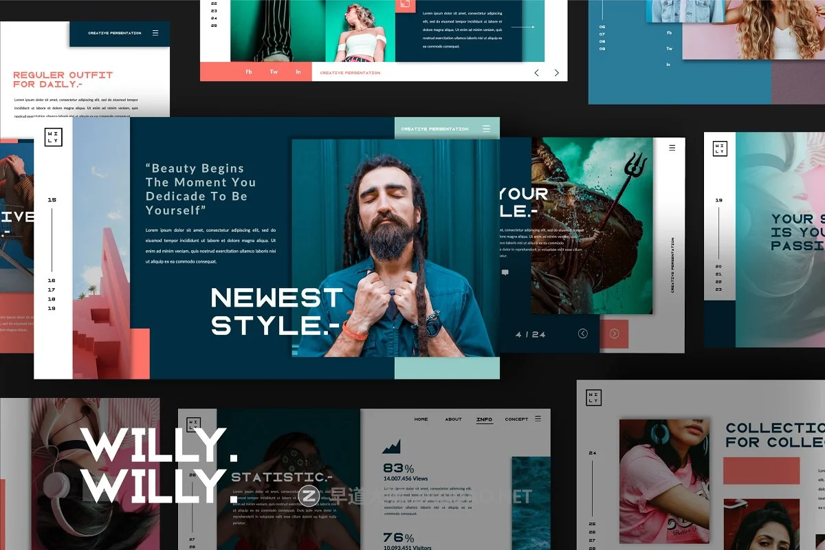 多用途设计作品演示PPT/KEY/GOOGLE演示文稿设计模板 WILLY – Urban Design Powerpoint/Keynote Templates插图 多用途设计作品演示PPT/KEY/GOOGLE演示文稿设计模板 WILLY – Urban Design Powerpoint/Keynote Templates插图