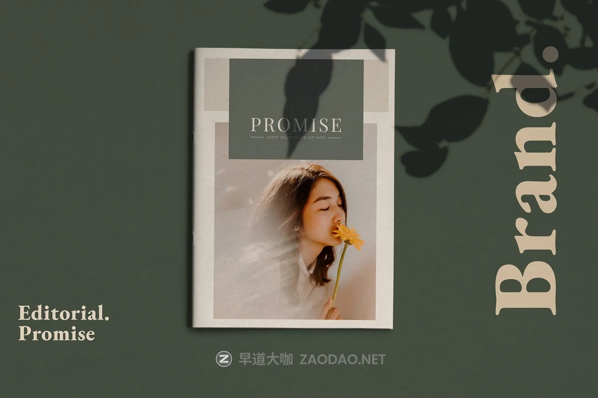 产品品牌设计作品集目录宣传画册INDD模板 Promise Brand Lookbook插图 产品品牌设计作品集目录宣传画册INDD模板 Promise Brand Lookbook插图