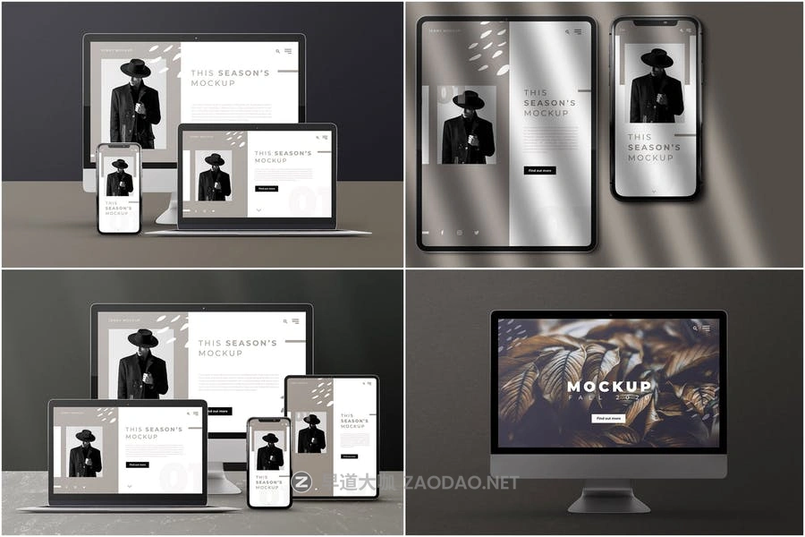 响应式网站&应用程序APP UI设计效果图多设备预览样机 Modern Device Mockups插图 响应式网站&应用程序APP UI设计效果图多设备预览样机 Modern Device Mockups插图
