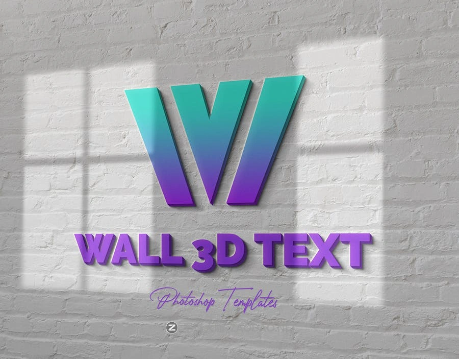 逼真徽标LOGO墙设计效果图样机模板 Wall Text or Logo Mockups插图6 逼真徽标LOGO墙设计效果图样机模板 Wall Text or Logo Mockups插图6