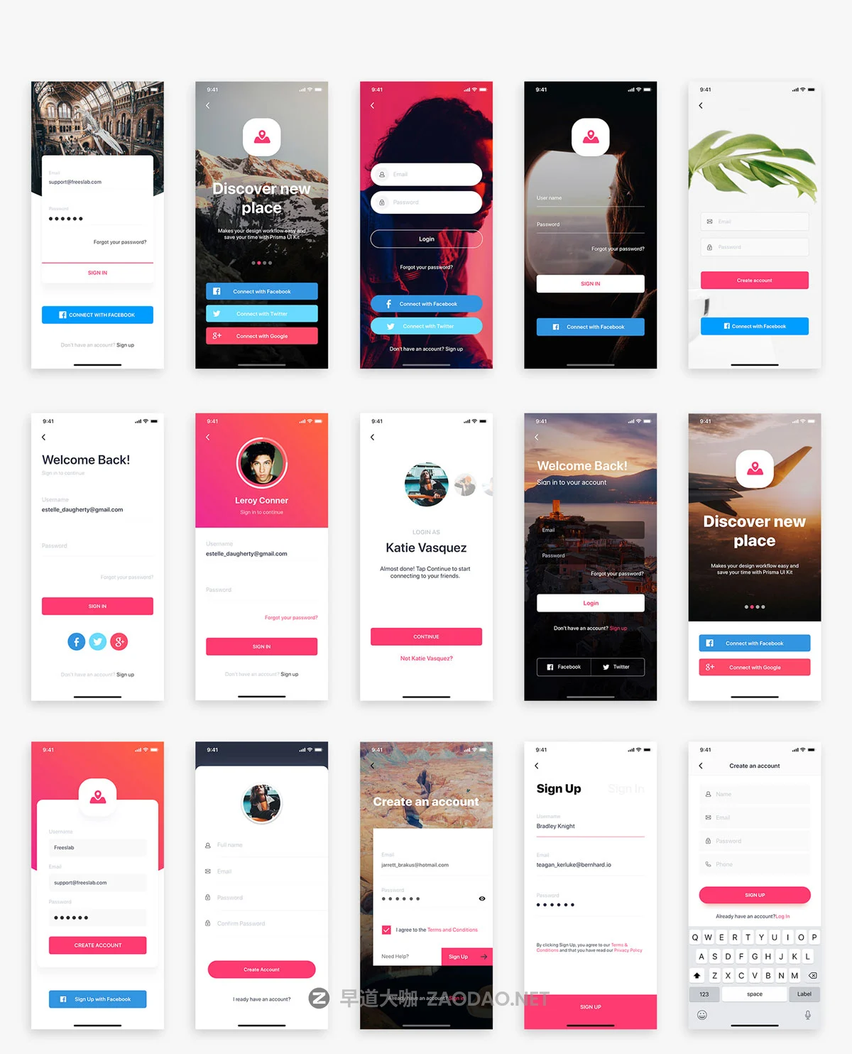 多功能金融健身社交APP应用程序UI界面设计套件 Caser UI Kit插图3 多功能金融健身社交APP应用程序UI界面设计套件 Caser UI Kit插图3