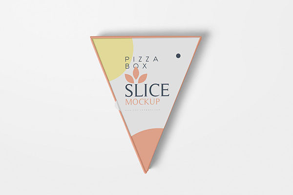 披萨切片外卖包装盒设计样机模板 Pizza Slice Box Mockups