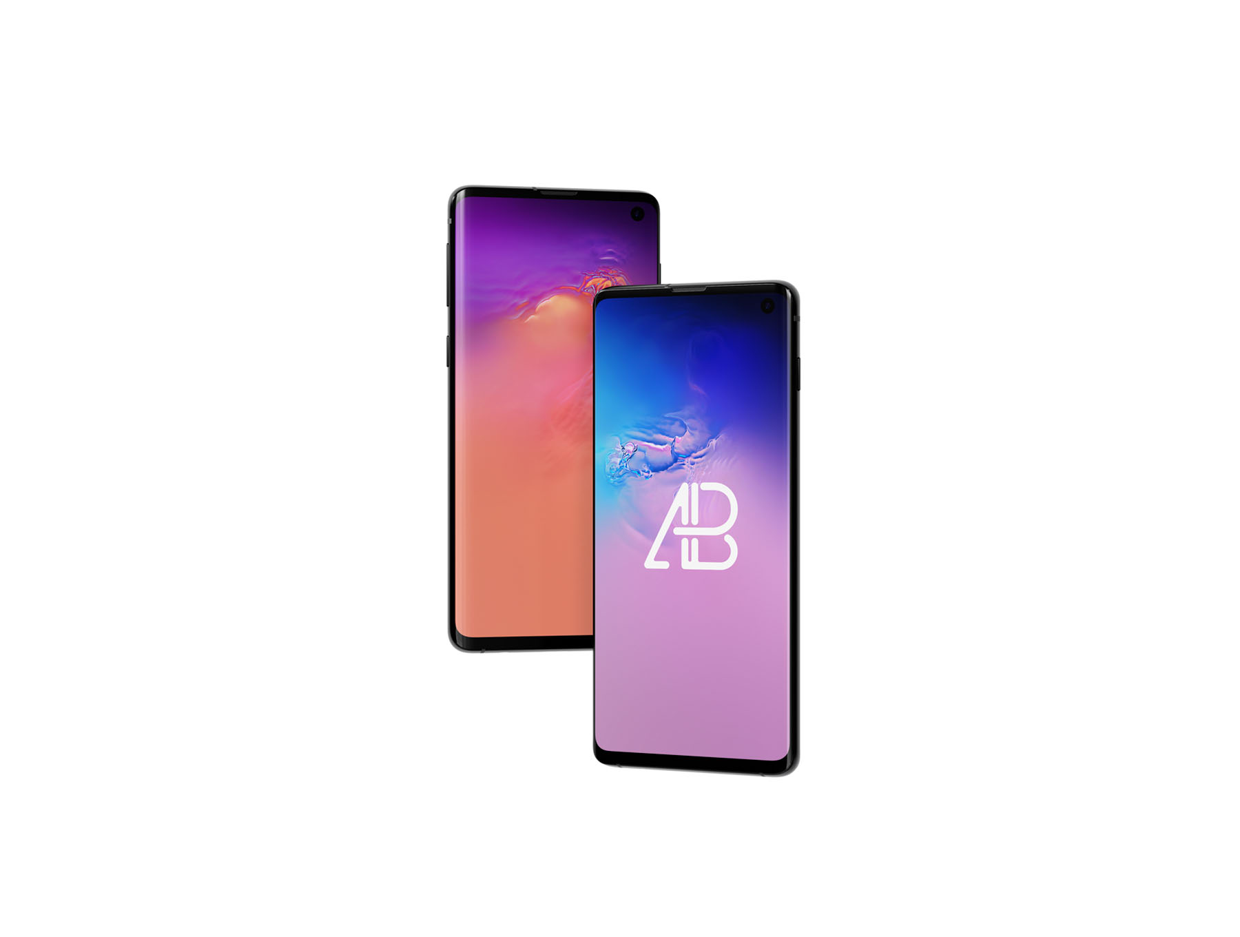 三星只能全面屏Galaxy S10手机样机模板 Samsung Galaxy S10 Mockup Pack插图7