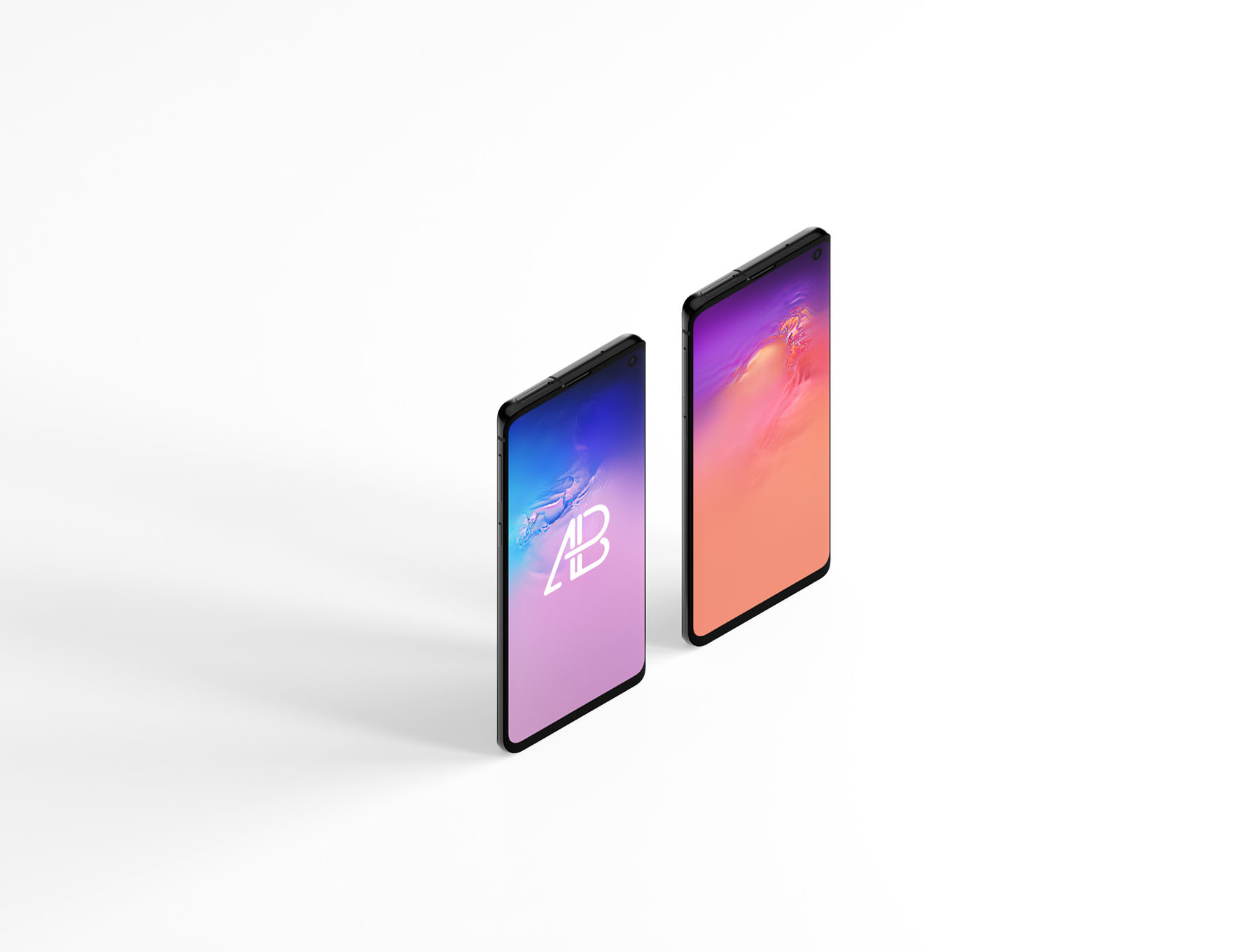 三星只能全面屏Galaxy S10手机样机模板 Samsung Galaxy S10 Mockup Pack插图4