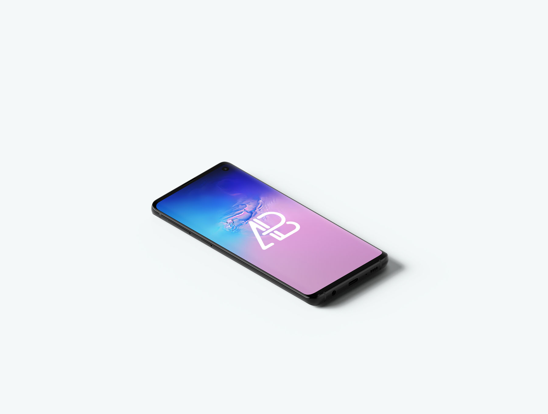 三星只能全面屏Galaxy S10手机样机模板 Samsung Galaxy S10 Mockup Pack插图1