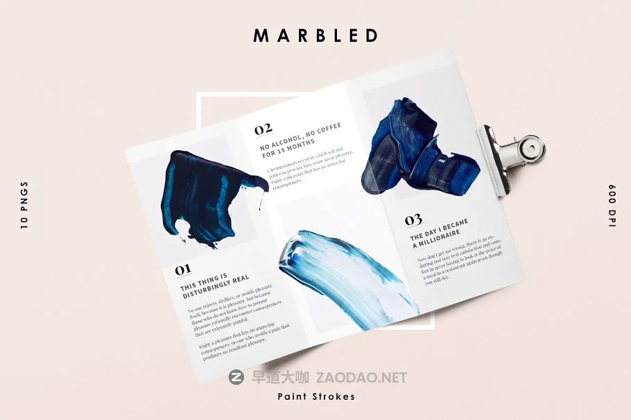 抽象蓝色笔刷绘画效果丙烯酸大理石纹理合集 Blue Marbled; Paint Strokes插图3 抽象蓝色笔刷绘画效果丙烯酸大理石纹理合集 Blue Marbled; Paint Strokes插图3