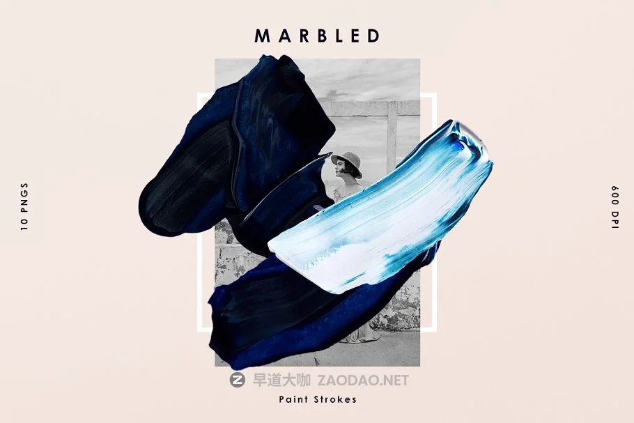 抽象蓝色笔刷绘画效果丙烯酸大理石纹理合集 Blue Marbled; Paint Strokes插图4 抽象蓝色笔刷绘画效果丙烯酸大理石纹理合集 Blue Marbled; Paint Strokes插图4