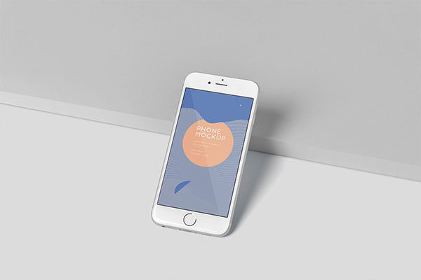 苹果APP应用程序UI设计iPhone 6 Plus手机屏幕效果图样机模板 Phone Mockups