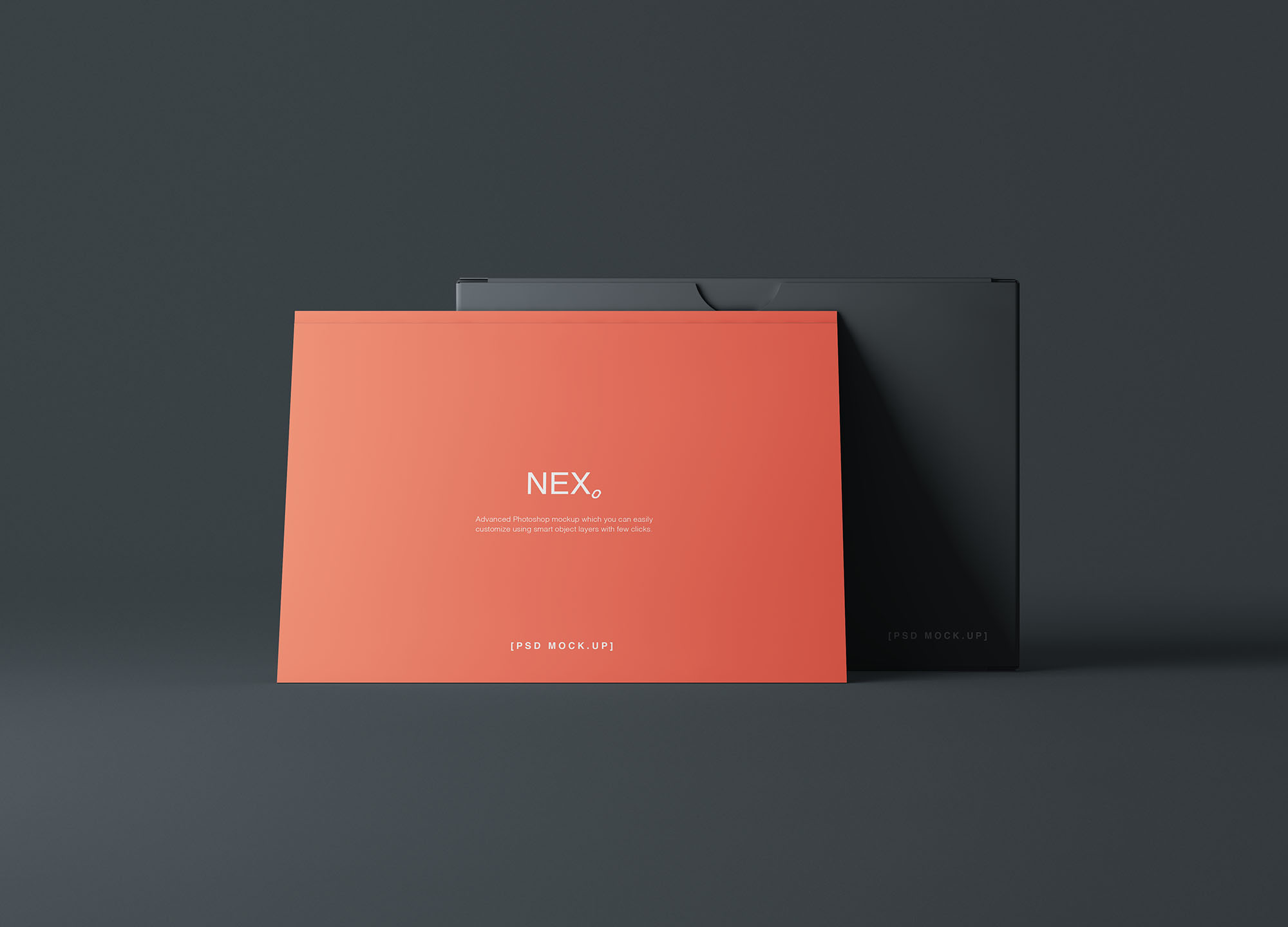 7个角度名片盒外观设计效果图样机模板 card box mockup