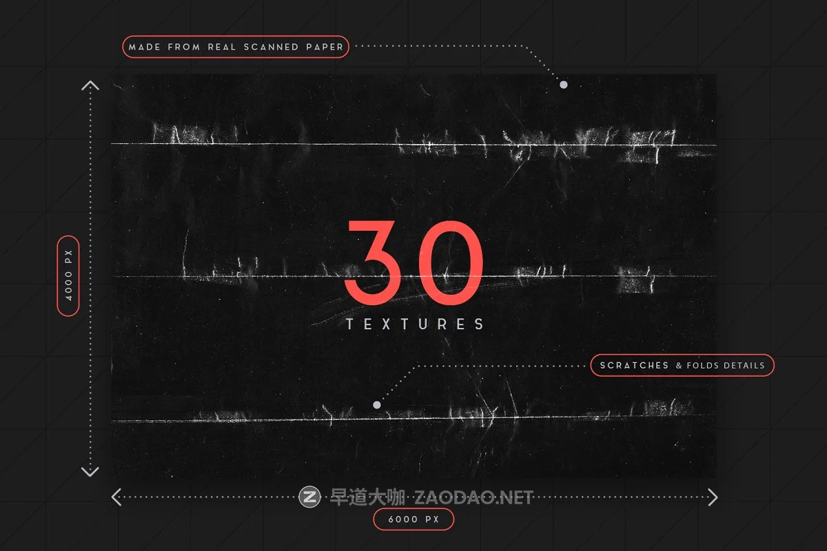 30款黑色褶皱粗糙纸张纹理 Black Paper Textures插图2 30款黑色褶皱粗糙纸张纹理 Black Paper Textures插图2