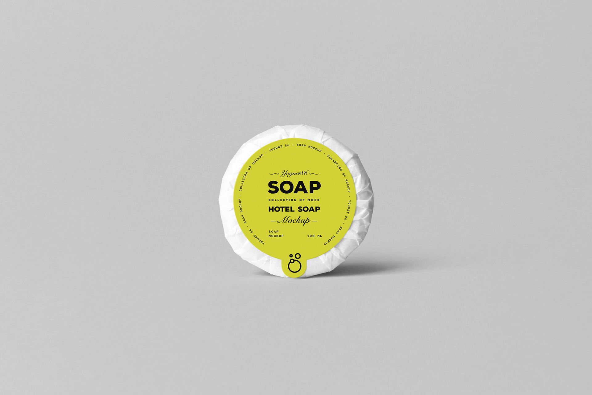 15个逼真肥皂包装袋设计展示样机模板 soap mockup